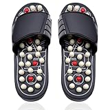ACWOO Fußmassage Schuhe Hausschuhe Fußmassagegerät, Fußmassage -Sandalen, Fersensporn Massagegerät für Verbesserung der Durchblutung, Linderung von Plantarfasziitis, für Männer Frauen（ Größe 38-39）