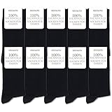 Occulto Damen 100% Baumwolle Socken 10er Pack (Modell: Inge)...