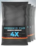 PLANGER® 4x Luftentfeuchter Auto - Dehumid Pad (Made in Germany) Auto Entfeuchter Kissen für Innenraum - 1,1Kilo - 800ml Aufnahme - Wiederverwendbar - Ohne Schadstoffe - 2 Jahre Garantie