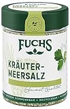 Fuchs Gewürze - Kräutermeersalz - zum Verfeinern von Kartoffelgerichten oder Dips - natürliche Zutaten - 80 g in wiederverwendbarer, recyclebarer Dose