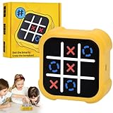 Jadyon Elektronisch Tic-Tac-Toe Bolt Spiel, 3-In-1-Puzzlespielkonsole, Zappelspielzeug-Brettspiele, Elektronisches Digitales Tic-Tac Toe-Spiel, Brettspiel Familietragbare Reisespiele FüR Bildung.