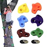 Baumkletter-Set - Klettergriffe Felsen - Turn-Übungsgerät Kinder Für Zu Hause Garten Spielplatz Mädchen