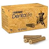 PURINA Dentalife Multipack Hunde-Zahnpflege-Snacks reduziert Zahnsteinbildung Maxi 72 Stück