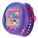 BANDAI - Tamagotchi Uni - Verbindungsfähiges Tamagotchi mit Armbanduhr - Interaktives Tamagotchi-Tier - Tamagotchi auf Deutsch - Violett-Modell - Spielzeug für Kinder ab 6 Jahren - 43352