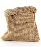 Jutesack für Pflanzen 85x50cm 5 Stück Winterschutz 50kg Traglast Kartoffelsack Frostschutz Pflanzen Sandsack Jute Sack Groß Sackhüpfen Raschelsäcke Ökologische Säcke aus Naturfaser 5 Stück 85x50cm