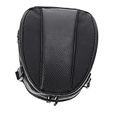 BUGUUYO Sitztasche wasserdichte Tasche Fahrradsatteltasche Motorradtasche Helme Sattelgestell Satteltasche Black Hochwertiges Wasserdichtes Oxford-Tuch