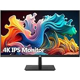 Z-Edge 28 Zoll 4K Monitor Ultra HD IPS Panel 3840x2160, 60Hz Bildwiederholrate, LED Monitor, 300 cd/m², HDMI x2, DP x2, Lautsprecher - Schwarz