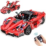 VATOS Bausteine Ferngesteuertes Auto ab 6-12 Jahren alt Jungen Mädchen 380 Teile Konstruktionsspielzeug 2.4GHz RC Technic Car STEM Spielzeug Wiederaufladbarfür Kinder Jugendliche Erwachsene