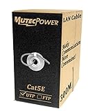 MutecPower CAT5E Indoor Ethernet RJ45 300M - CCA - Internet Router Web Netzwerk-Patchkabel LAN-Kabel 1000ft