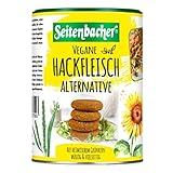 Seitenbacher Grünkern Hackfleisch Alternative I vegan I lactosefrei I sojafrei I schnell I einfach I für Bolognese, Lasagne, Burger, Curry, I ( 1 x 400g)