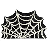 Halloween-Faux-Teppich, S pinnennetz-Stil Dekoration, Fußmatte, Schlafzimmerteppich Teppich (G, 60 * 90cm)