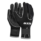 ZCCO 3mm Neoprenanzug Handschuhe Thermohandschuhe Männer Herren Anti-Rutsch-Handschuhe für Frauen Schwarz (3mm, L)