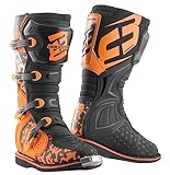 Bogotto MX-3 Camo Motocross Stiefel, orange/schwarz, 43