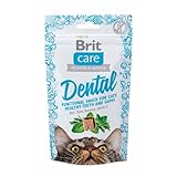 Brit Care Dental Katzensnack, Funktionaler Snack für gesunde Zähne und Zahnfleisch, 2x50g