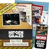 Hidden Games Tatort - Der Fall Klein-Borstelheim - Krimispiel für Erwachsene - Mordfall lösen Spiel - Detektivspiel für zu Hause - Escape Room Spiel ab 14 Jahren - Detektiv Spielen - Rätselspiel