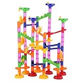 Kcivsou Marble Run Toy, Marble Ball Race Railway Track Colorful Marble Maze Race Track Construction Toys Geburtstagsgeschenke