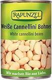 Rapunzel Weiße Cannellini Bohnen in der Dose, 3er Pack (3 x 400 g) - Bio
