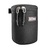 Tatonka Objektivtasche Lens Pocket S - Gepolsterte Tasche für Kamera-Objektive bis 11 cm Länge - Mit Gürtelbefestigung und Reißverschlussdeckel - 12 x 9 x 9 cm