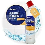 Treufix Urinsteinlöser [EXTRA STARK] effektiver WC Reiniger 750ml - Toilettenreiniger für WC, Bidets, Pissoir Kalkreiniger gegen hartnäckige Ablagerungen Made in DE