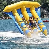 Wasserfliegendes Bananenboot, Kommerzielles Surf-Schleppboot, 6 Personen/Sitz Abschleppbares Aufblasbares Floß, Schwimmendes Wasserspiel Mit Aufblasbarer Pumpe