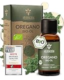 Heldengrün® BIO Oregano Öl [HOCHDOSIERT] mit +82%...