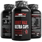 Joint Max Ultra Caps - 180 Kapseln - Hochdosiertes Gelenk Supplement mit Glucosamin, MSM, Chondroitin, Cissus Quadrangularis, Weihrauch Extrakt, Hyaluronsäure, Ingwer, Bromelain