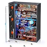 ROKR Kugelbahn Last City 3D Puzzle Erwachsene Modell Gaming Deko Setup Erweiterungsfähige Kits Cyberpunk Geschenkidee für Männer-Parallel World MR01S