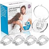 Anti Schnarch Nasenclip Premium Schnarchstopper - 4PCS Hilfsmittel gegen Schnarchen Verhindern Nasenspreizer Nasenklammer Anti Snoring Hilfe Schnarchschiene Besser Atmen Nasendilatator