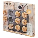 Birkmann, Brötchenblech für 9 Brötchen, Karbonstahl