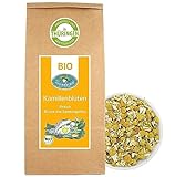 Bio Kamillentee 300g - ganze Kamillenblüten getrocknet - aromastark und ölreich - direkt vom europäischen Familienbetrieb - PEPPERMINTMAN