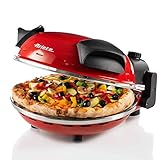 Ariete Pizzaofen Da Gennaro 1200 W Rot und Schwarz