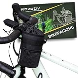 Rovativ® Snack Pack [1,4 Liter] Food Pouch Bikepacking Lenkertasche mit extra Außenfach, Food Bag