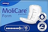 Molicare Premium Form 9 Tropfen, für schwerste Inkontinenz: maximale Sicherheit, extra Auslaufschutz und Diskretion für Frauen und Männer, 16 Stück