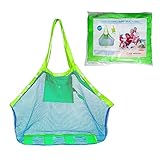 COOLGOEU Strandtasche Strandspielzeug Tasche XXL Groß für...