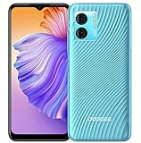 DOOGEE Android 13 Handy ohne Vertrag, T606 Octa Core 8GB+128GB (1TB Extern), 50MP Dual-Kamera, 6,52 '' HD+ 4G N-50 Smartphone DUAL SIM, 1217 Lautsprecher, GPS Gesicht Entsperren Fingerabdruck Blau