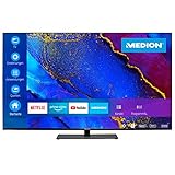 MEDION X15026 (MD 31946) 125,7 cm (50 Zoll) UHD Fernseher (Smart-TV, 4K Ultra HD, Dolby Vision HDR, Dolby Atmos, Netflix, Prime Video, MEMC, Micro Dimming, PVR, Bluetooth)