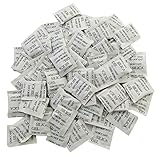 Weriirew 100 Bags Silica Gel Beutel Sachets Trockenmittel Kleine Beutel 100 Pakete