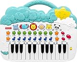 Fisher Price Tierklavier - Interaktives Spielzeug - Tierstimmen - Kinderliedjes - Musikinstrument - Spielzeug für Kinder ab 1 Jahr