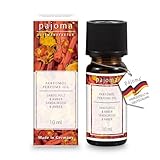 pajoma® Duftöl 10 ml, Sandelholz & Amber | feinstes Parfümöl für Aromatherapie, Duftlampe, Aroma Diffuser, Massage, Naturkosmetik | Premium Qualität, Bunt