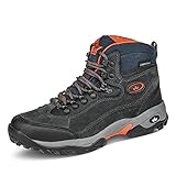 Lico Herren Milan Trekking- & Wanderstiefel, Anthrazit Orange, 42 EU