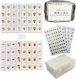 Promithi 65 Blöcke 30mm Seaside Stil Escape Game im ABS Plastik Mahjong Stil, Seaside Stil Escape Spiel Legespiel für Kinder, Escape Spiel Blöcke, mit DIY-PVC-Aufklebern-DREI zusätzliche Aufkleber