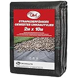 GroundMaster Unkrautvlies Extra Stark (2 m Breit x 10 m Lang) - 100g/m² Unkrautvlies Wasserdurchlässig, Bodengewebe Unkrautflies für Garten, Hochbeet, Einfahrt usw., Anti Unkrautvlies Pflanzfolie