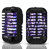 Insektenvernichter, 2Pack Mückenschutz Elektrischer, 1000V Insektenvernichter Mückenschutz Steckdose UV-Insektenfalle Fliegenfalle, Elektrisch Insekten Mückenfalle Innen für Fliegen, Mücken, Motten