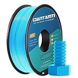 GIANTARM ABS+ Filament 1.75 mm blue, 3D Drucker Filament 1 kg, 1 Spule, Durchmessertoleranz +/- 0.02 mm,ABS wasser blau