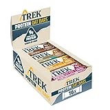 TREK Protein Haferriegel | Mixbox | Pflanzlich | Glutenfrei | Vegan | 16 x 50g Riegel | 800g