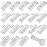 50 Stück Kabeletiketten Kabel Beschriftung Mit 50 Kabelbinder,Wasserdichtes Kabel Etiketten,Transparenter Kabelbinder Tag Box,Zur Kennzeichnung Und Klassifizierung Aller Kabelarten