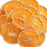 Mkostlich Getrocknete Orangenscheiben, NatüRliche Orangenscheiben Getrocknet Deko, Dehydrierte Orangenscheiben für Weihnachtsdekoration, Adventskranz, Seife, Fruchtscheiben (500 Gramms)