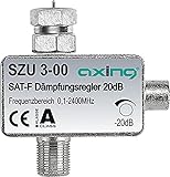 Axing SZU 3-00 SAT-Dämpfungsregler F-Anschluss (0,5-20 dB),...