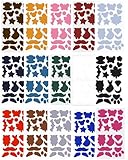 FUGLUS 15 Stück Selbstklebende Daunenjacke Reparaturset Flicken, Wasserdicht & Waschbar für Jacken, Zelte, Oberbekleidung, Schlafsäcke