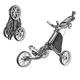 CaddyTek EZ Tour Quickfold Deluxe 3-Rad Golftrolley...